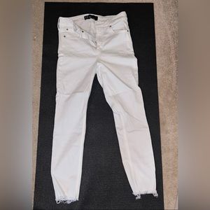 GAP Denim High Rise Universal Legging in White